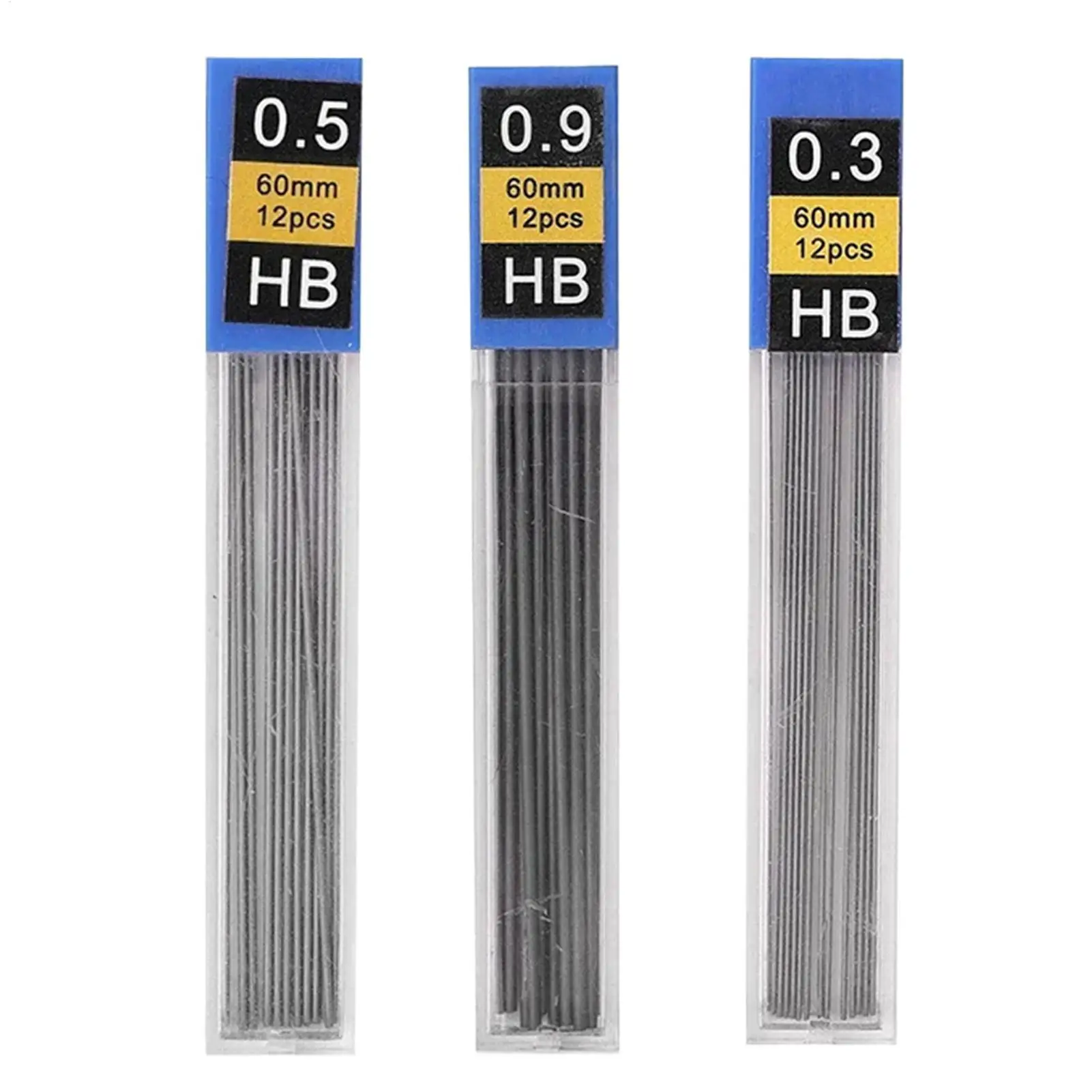 0.3/0.5/0.9mm Anti Slip Grip Handle Metal Mechanical Pencil For Art Drawing Painting Student Office School Supplies Pencil Lead