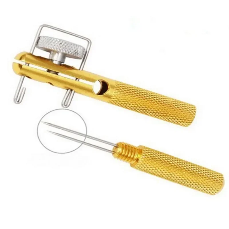 1pc Fishing Line Knot Tying Tool Fishing Line Knotter Hook Knot Tying Tool Metal for Hooks Lures Lines Easy Tying and Protection