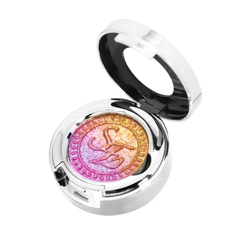 SheenEffect Chameleon Pigment Eyeshadow Single Eye Shadow Long-Lasting Highlighter Easy to Blend Portable Makeup Cosmetics