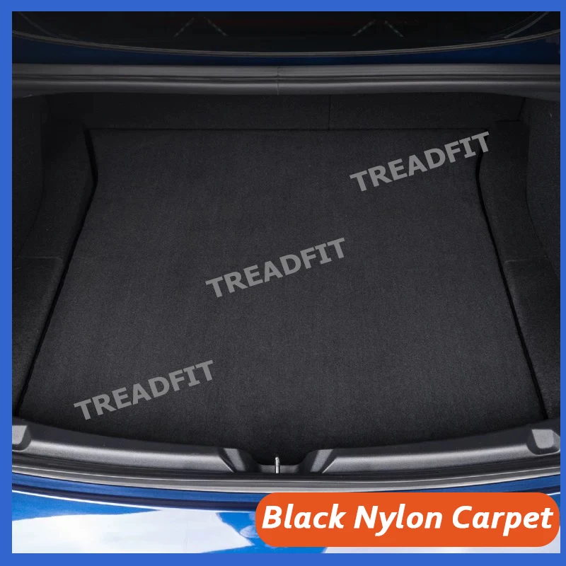 Flannel Rear Trunk Mat For Audi Q5 2013-2016 Trunk Luggage Floor Carpet Pads Auto Accessories Boot Cargo Black Tray view 6