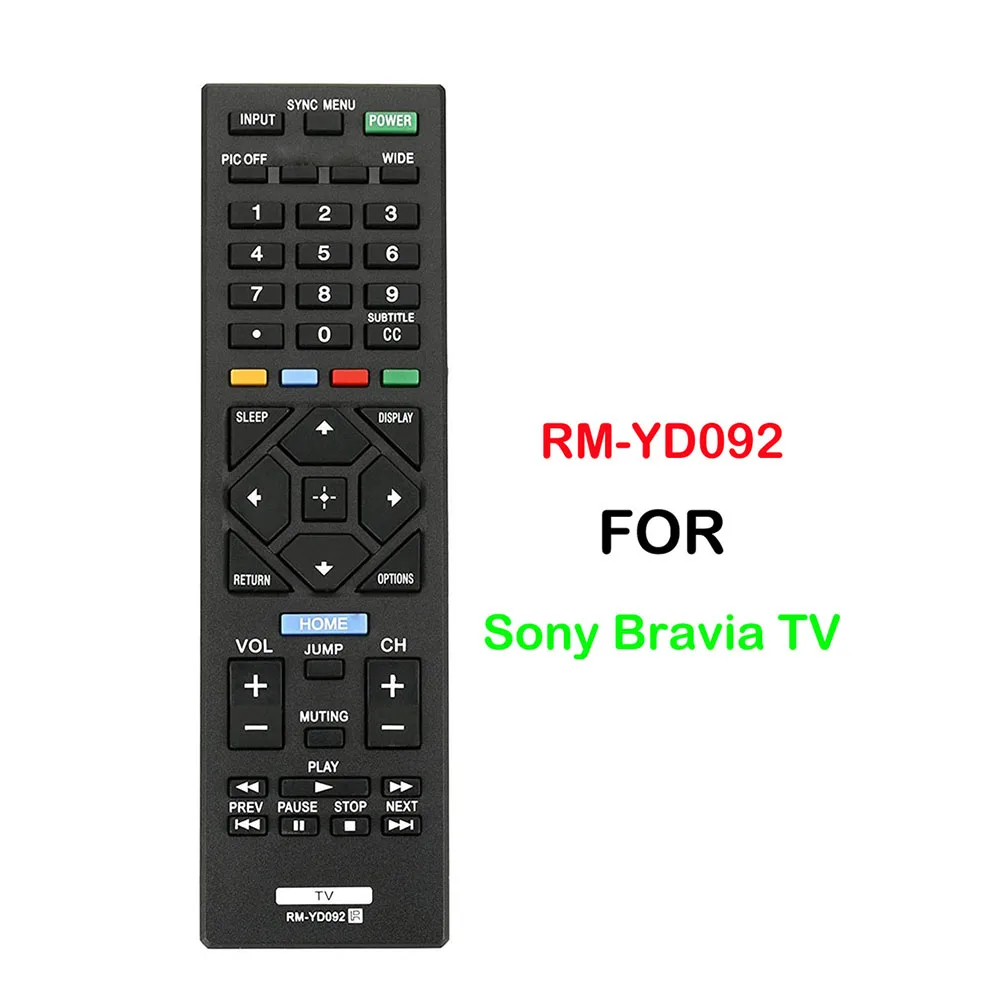 New Remote Control RM-YD092 Remote Control For Sony KDL-32R410B KDL-32R430B KDL-32R300B KDL-40R474 Bravia LCD HDTV TV