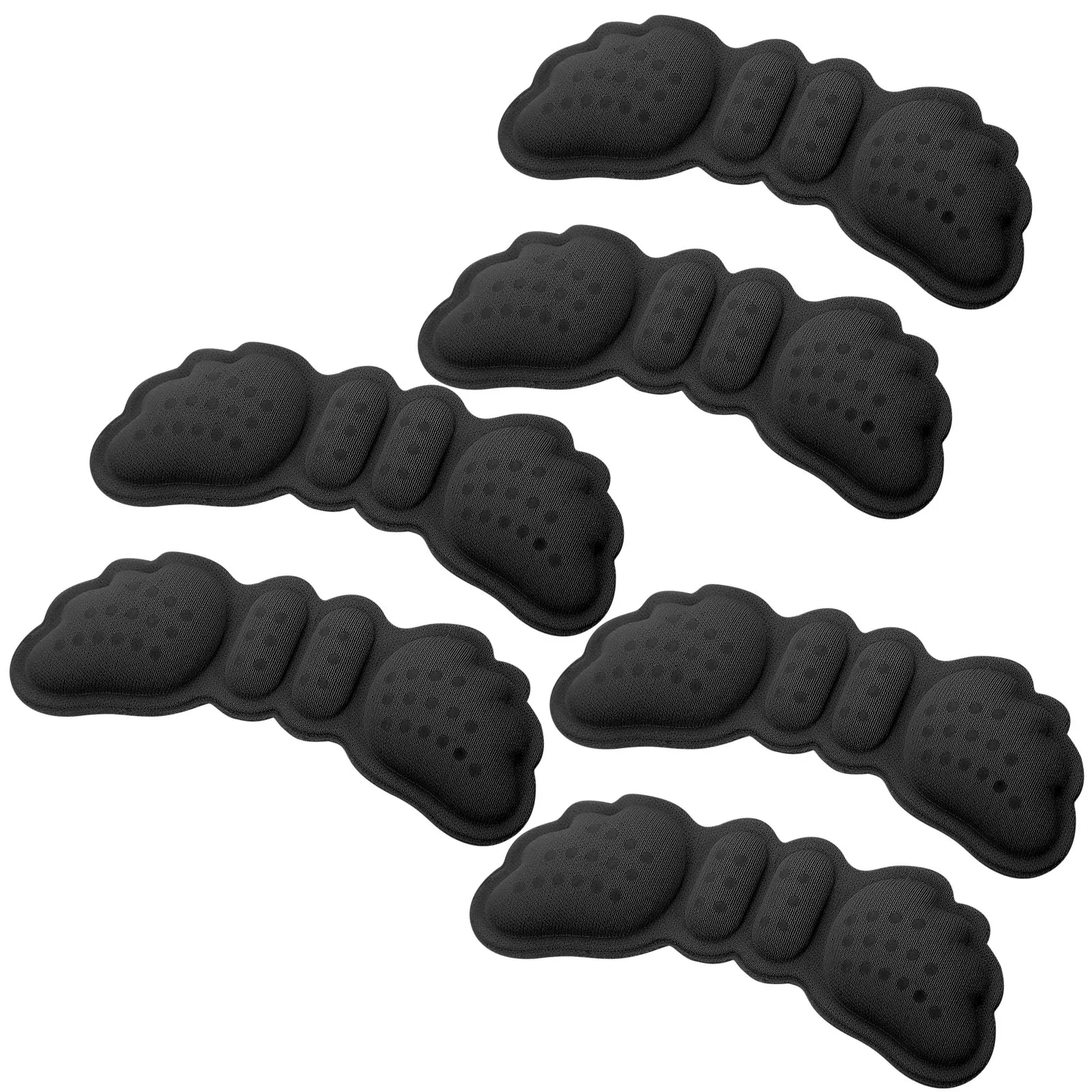 

5 Pairs Wear resistant Heel Pads Soft Breathable Material Non slip Foot Cushion for High Heels Sneakers Anti