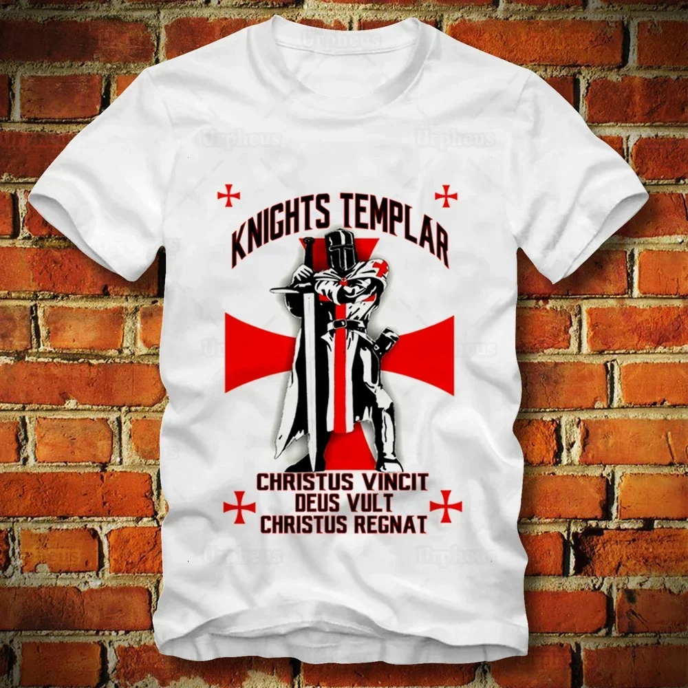 Short Sleeve Shirt Top Tees Knights Templar Tshirt Chevaliers Templiers jojo bizarre adventure t shirt  harajuku graphic