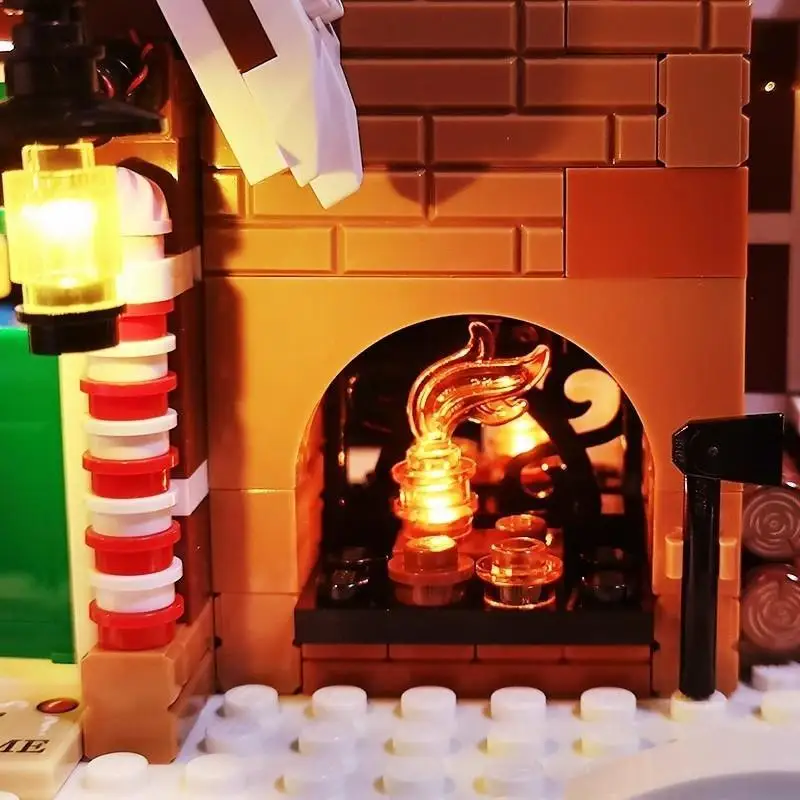 مجموعة إضاءة LED LYBMTWF متوافقة مع منزل خبز الزنجبيل لعيد الميلاد Lego 10267 (لا تشمل طوب البناء) #5