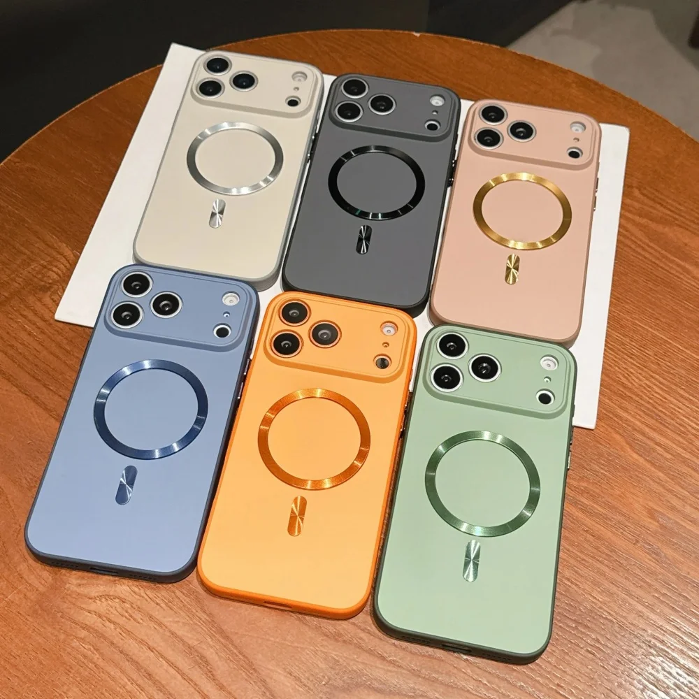 For Samsung A17 A37 A57 A06 A16 A26 A36 A56 A05S A15 A25 A35 A55 Magnetic Shockproof Phone Case Magsafe Wireless Charging Cover