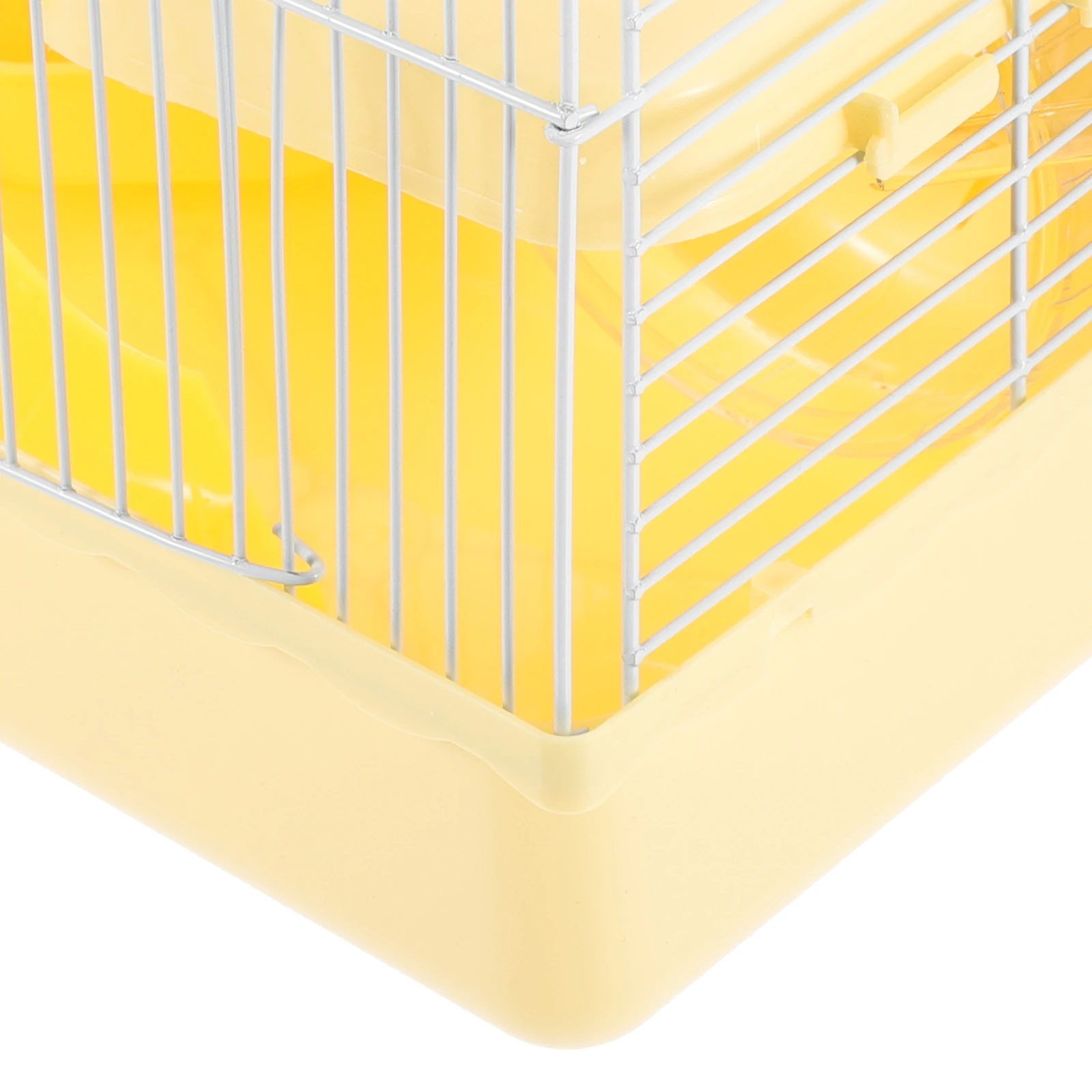 

Hamster Castle Cage Double Layer Large Space Yellow Hamster Cages Wire Cage Small Big Pet Mice House Easy Clean