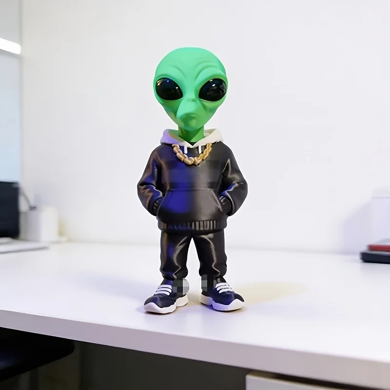 1 Peça de Figura Alienígena Ve - Desk Setup Green avaliação e preço