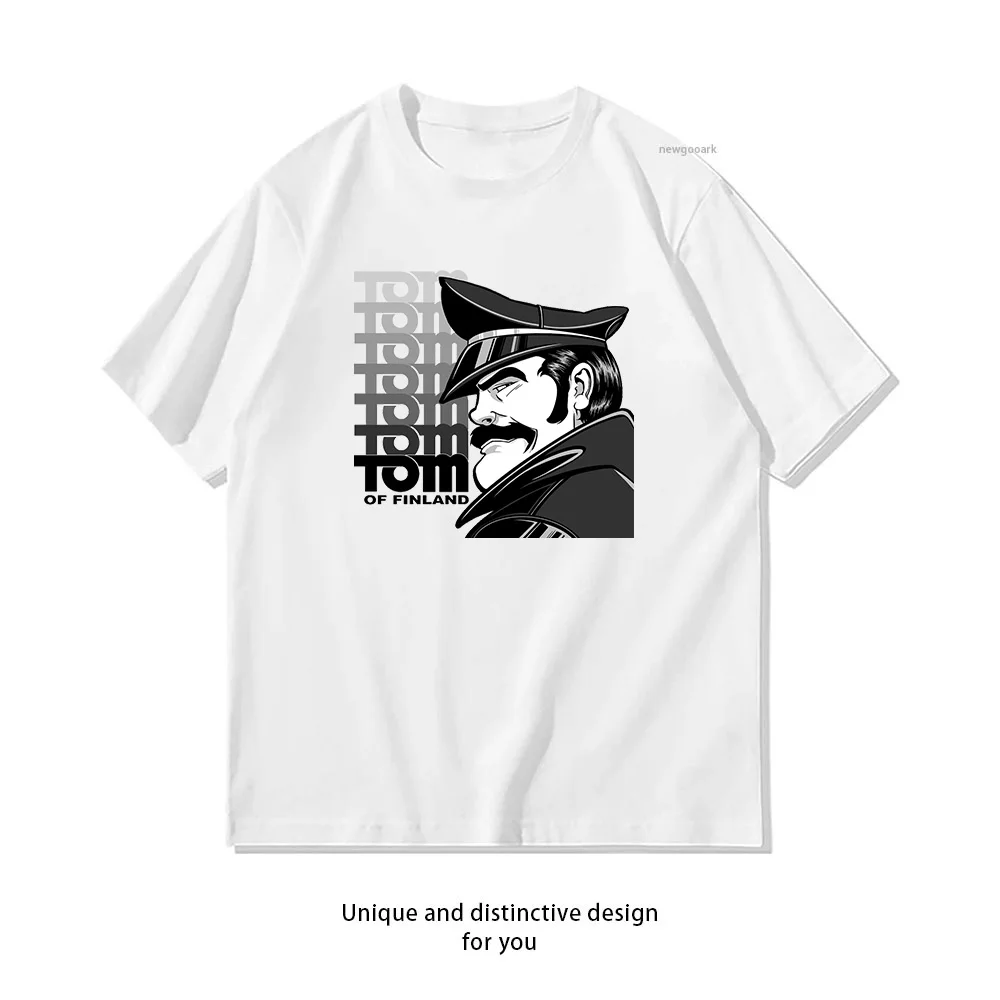 Tom Leatherman Photographic German Pride t-shirt Adult Unisex Casual cotton printed t shirts homosexual streetwear camisetas
