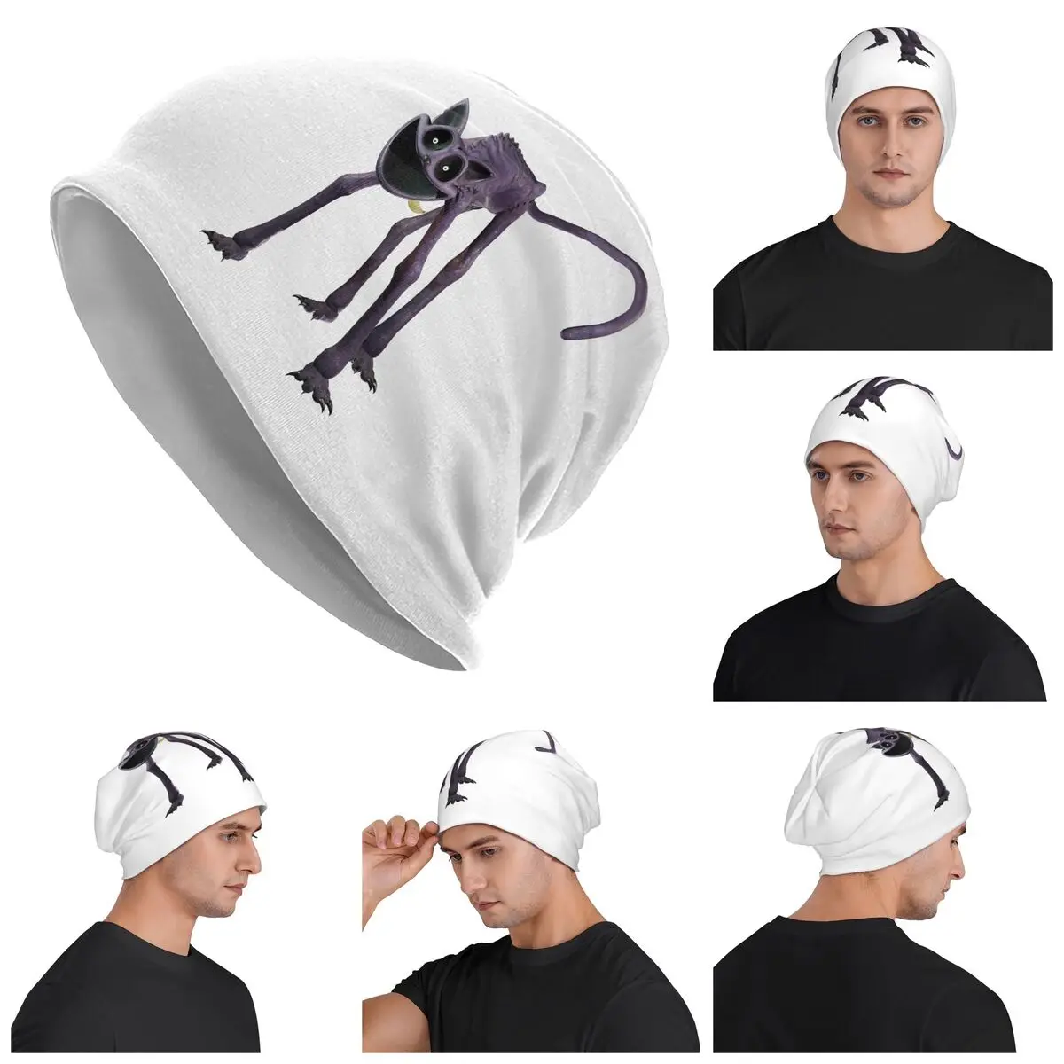 

CATNAP Monster Warm Knitted Cap Hip Hop Bonnet Hat Autumn Winter Outdoor Beanies Hats for Men Women Adult