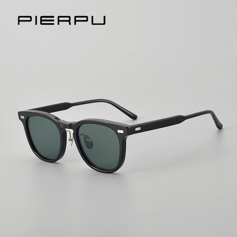 

2024 Fashion Sunglasses UV400 Women men Polarized Sun Glasses Acetate Frame Luxury Brand Handmade Vintage Driver's Shade