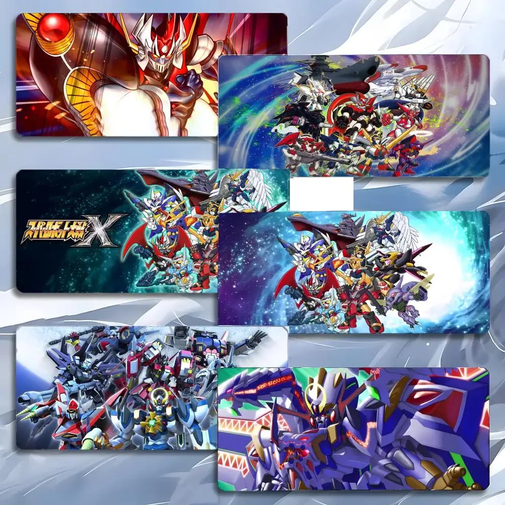 Cool Mecha Game S-Super Robot Wars Mouse Pad Mousepad Large Gaming LockEdge Thickened PC Table Desk Mat