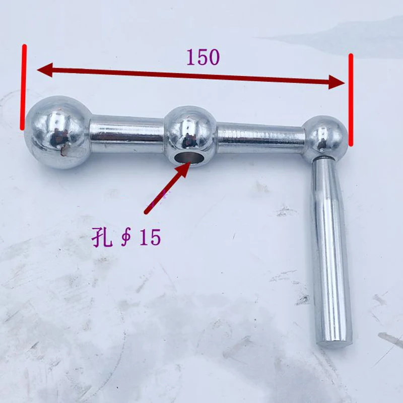 6132/6140/6150 Three Balls Handle Middle Pallet Screw Handles Pore Diameter 10/12/14/15mm Machine Tool Lathe Accessories