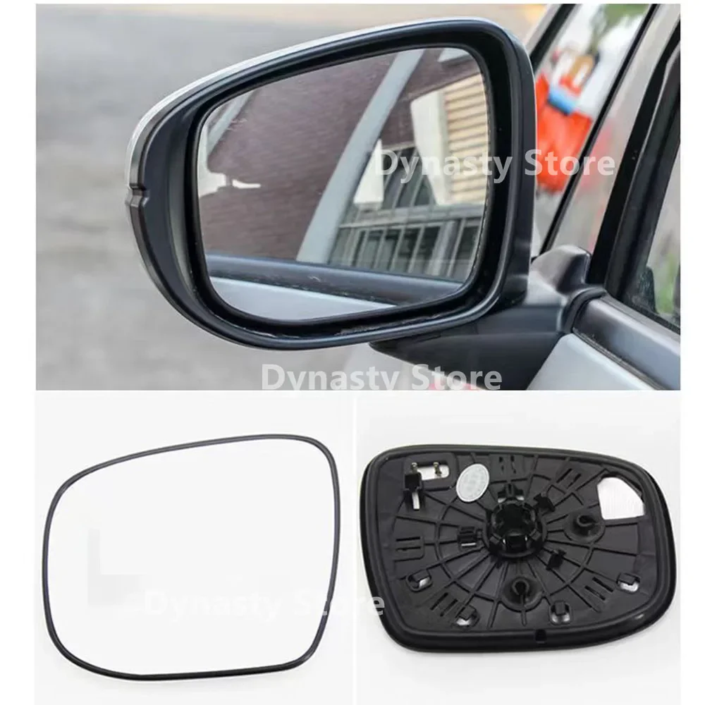 For Honda Fit 2003 - 2021Car Accessories Outer Rearview Side Mirror Lens Door Wing Rear View Mirrors Glass without Heating