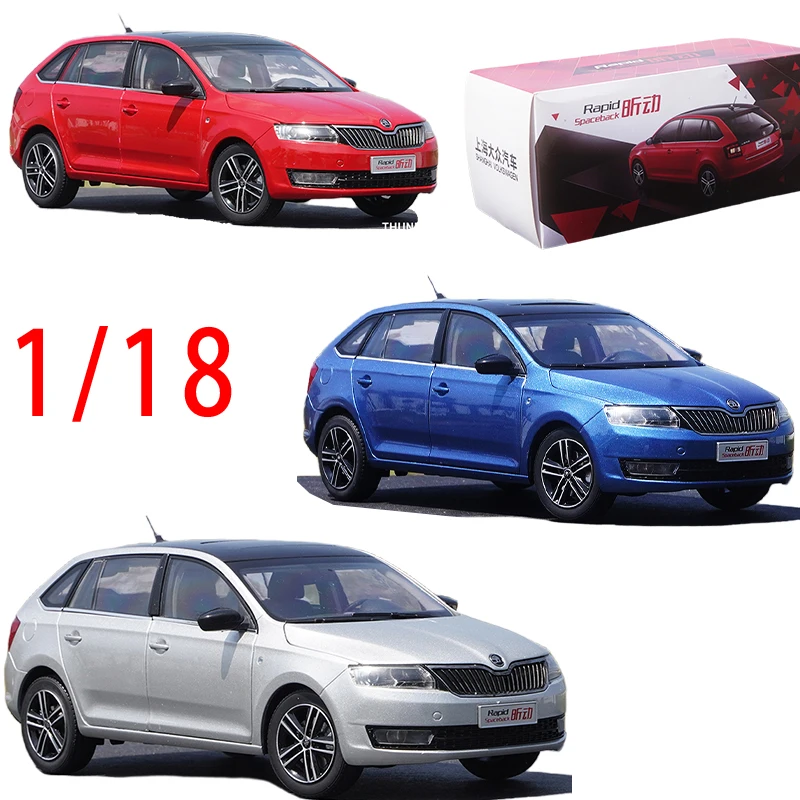 

Flaw Special Offer Diecast 1/18 Scale Volkswagen Skoda Rapid Alloy Car Model Skoda Play Vehicles Toys for Boys Original Box