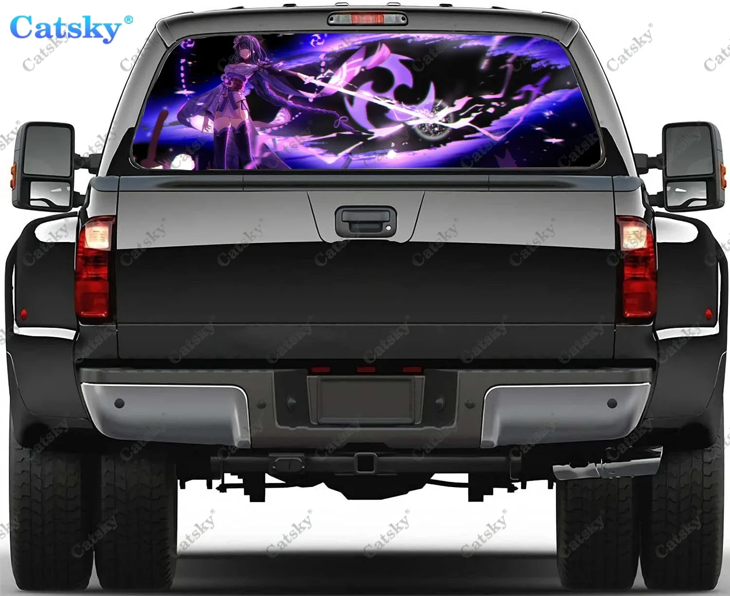 

Genshin Impact Rear Window Automotive Decals and Graphics Rear Window Decals for Trucks, Car Window Decal Sticker Vinyl