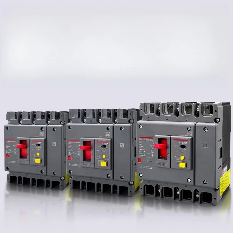 

CDM3Ls molded case leakage protector 63A250A400A leakage protection circuit breaker 3P/4P three-phase four-wire