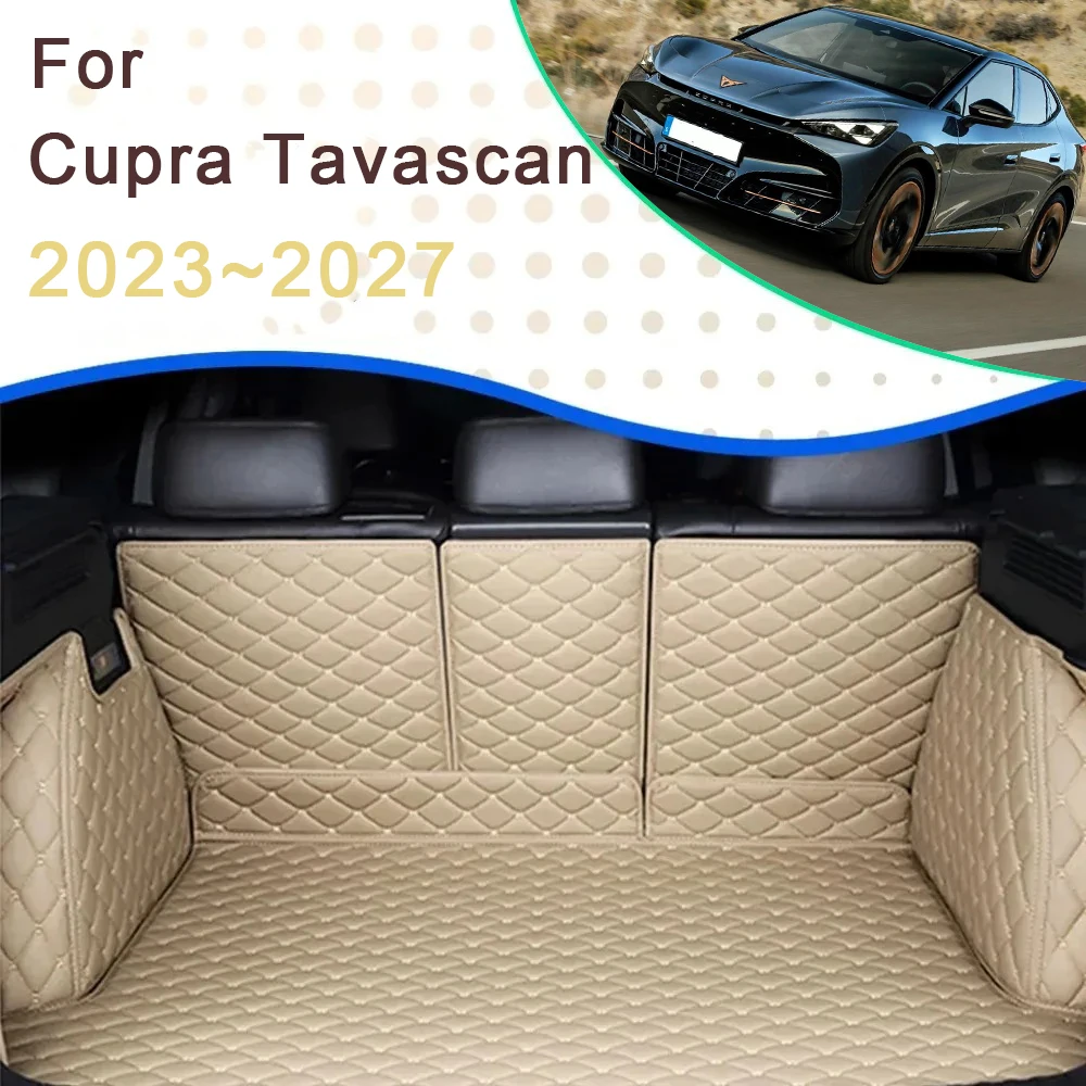 

Car Rear Trunk Mats For Cupra Tavascan VW Volkswagen ID. UNYX 2023 2024 2025 2026 2027 Storage Pads Carpets Auto Accessories