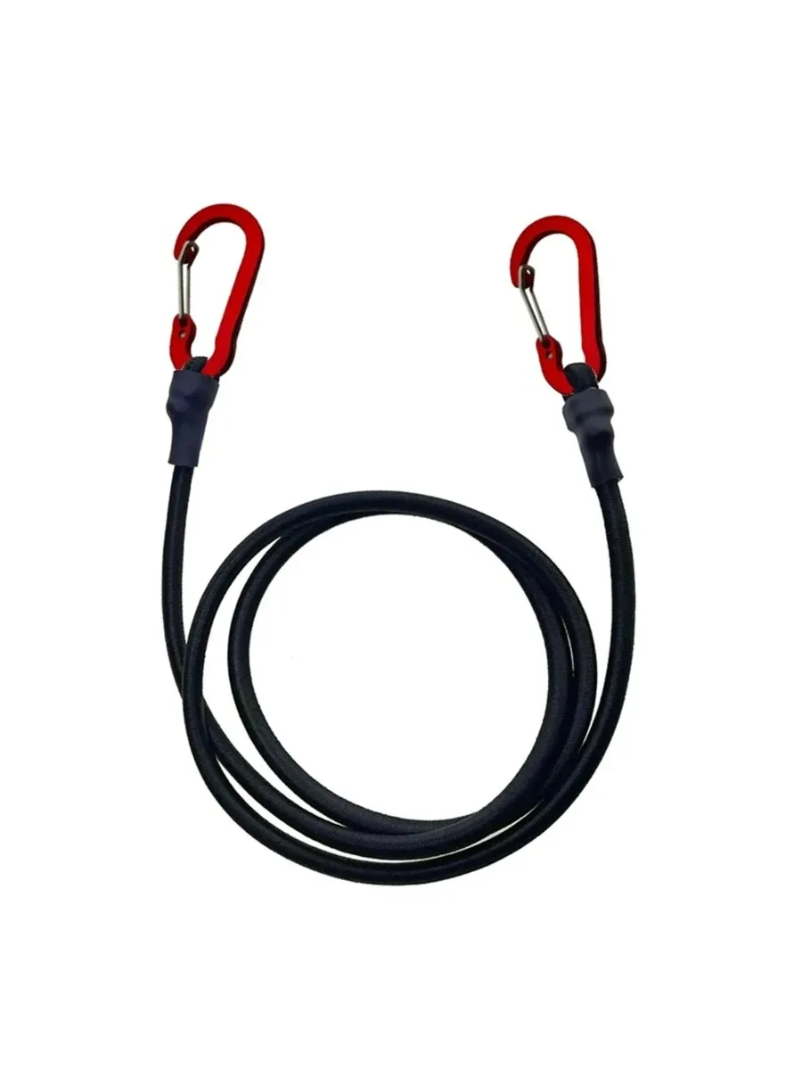 AliExpress NONE Durable Heavy Duty Bungee Cord Elastic Tie Strap String Carabiner Hooks Kayak Cycling Luggage Packing Ropes Camping  Accessories