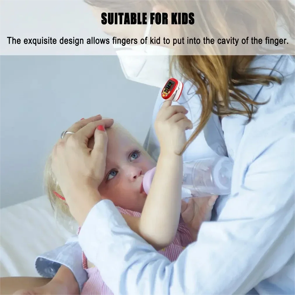 AJC USB digital oximeter of fingers Blood Oxygen Monitor pediatric oximeter adult rechargeable oximeter OLED Home Medica