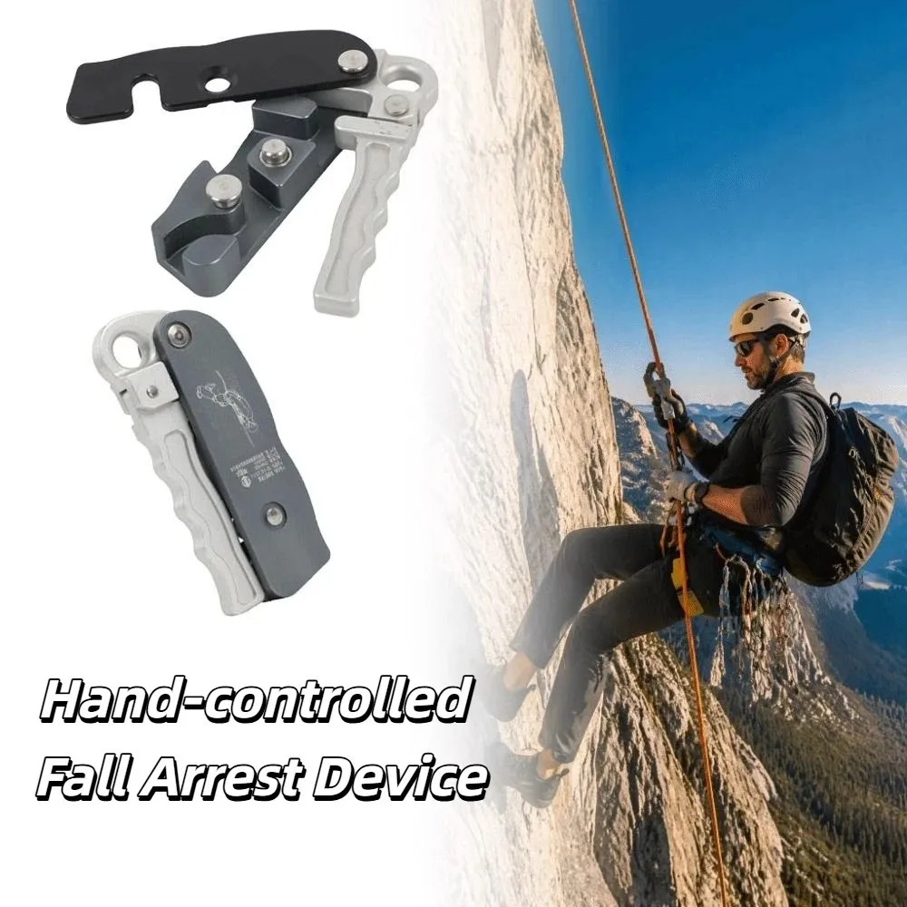 Slow Descent Descender Manual Stopper High Altitude Operation Openable Descender Hand Control Opening And Closing