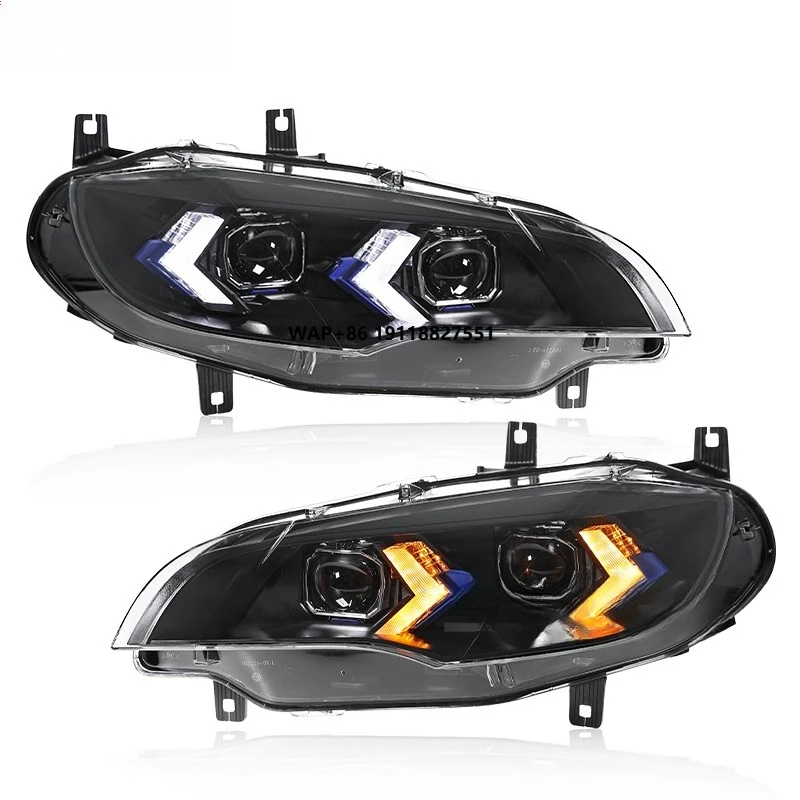 

JUSHUN Factory Wholesale LED Headlamp Assembly for 2008-2014 X6 E71 Headlight Plug and Play