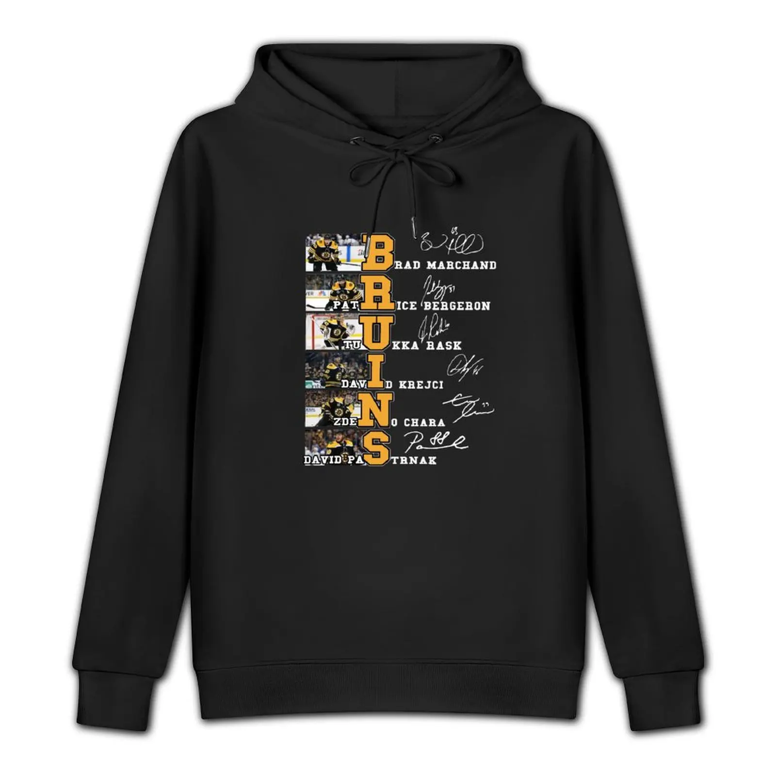 Prémíúm Brúíns Brad Marchand Rice Bergeron Tuukka 2 Pullover Hoodie anime clothes men's sweat-shirt set tracksuit men