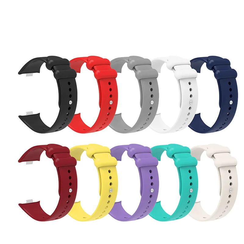 Pulseira de silicone para Xiaomi Redmi Watch 4, Pulseira Relógio Inteligente, Substituição Correa, Mi Band 8 Pro, Pulseira Acessórios