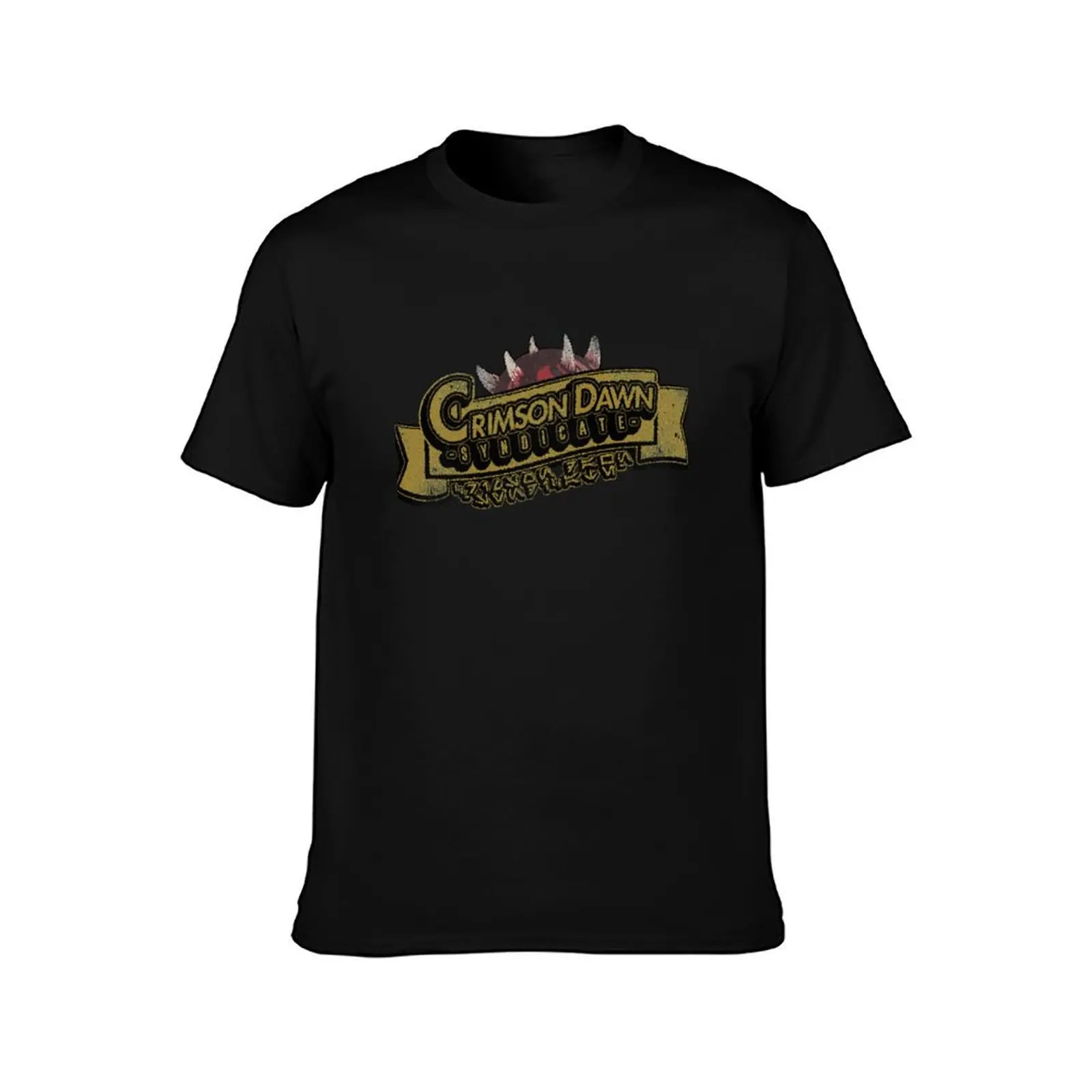 Crimson Dawn Syndicate T-Shirt Plus Size Loose Fit T-Shirt