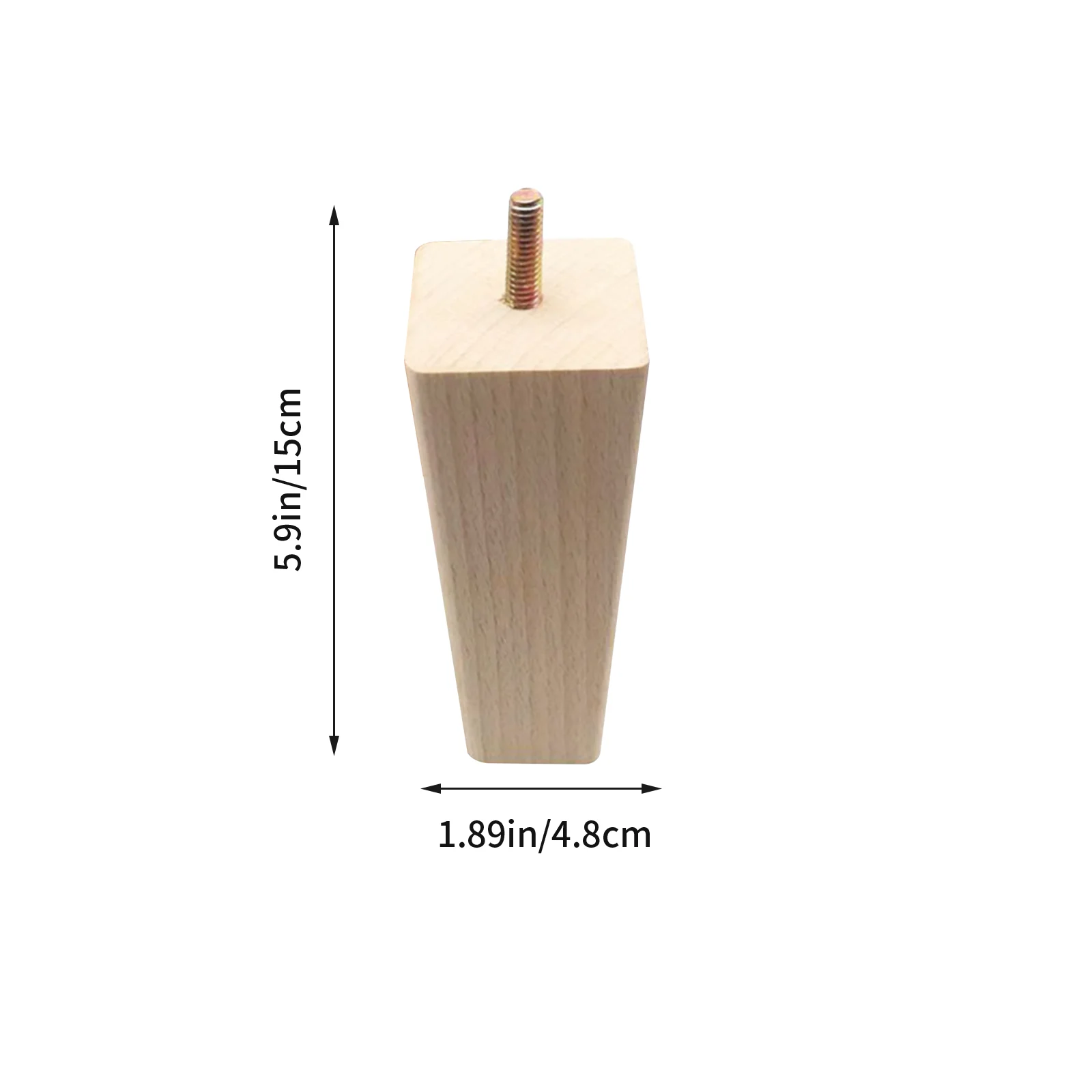 4 Uds. Pies de madera para sofá, mesa, silla, patas de café, soporte para muebles, accesorios para sofá, reemplazo decorativo
