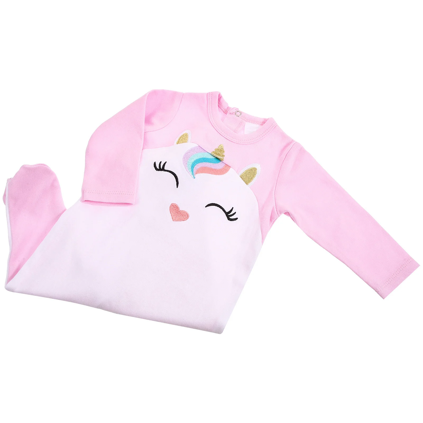

Infant Jumpsuit Baby Girl Clothes Long Sleeve Cotton Romper Cute Unicorn Pattern Daily Wear Photography Outgoings