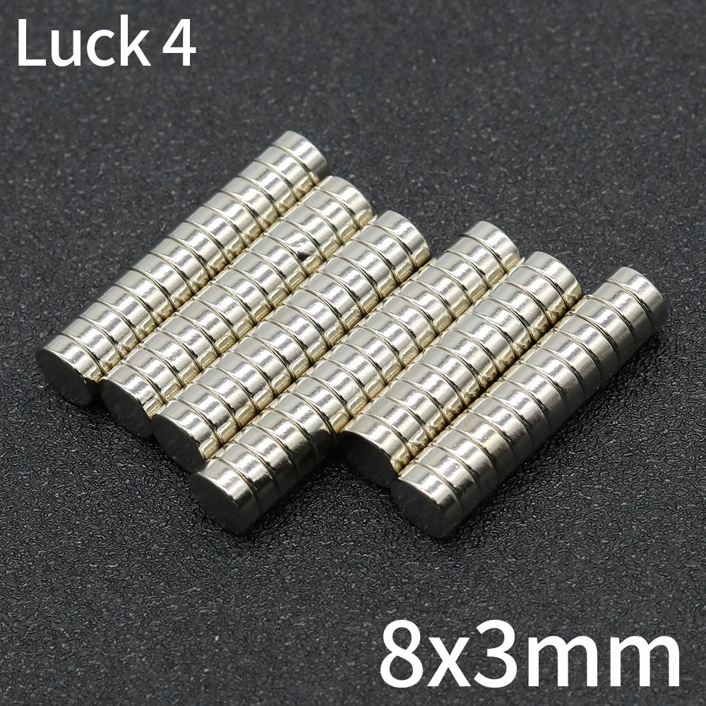 

20/50/100/200/500Pcs Small Round Magnet 8x3 Neodymium Magnet N35 8mm x 3mm Permanent NdFeB Super Strong Powerful Magnets imans