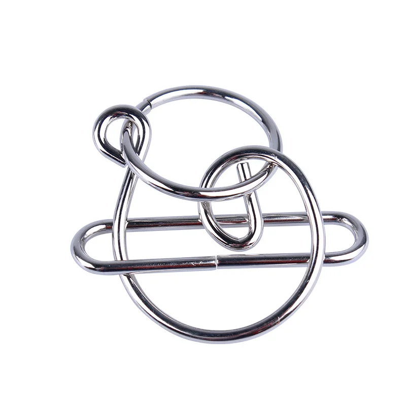 Snail Shaped Metal Wire Brain Teasers Puzzles Game