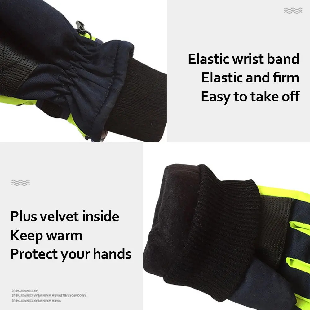 

5-8 лет 5-8 лет водонепроницаемые лыжные варежки с героями мультфильмов, лыжные перчатки, лыжные аксессуары, сноубординг