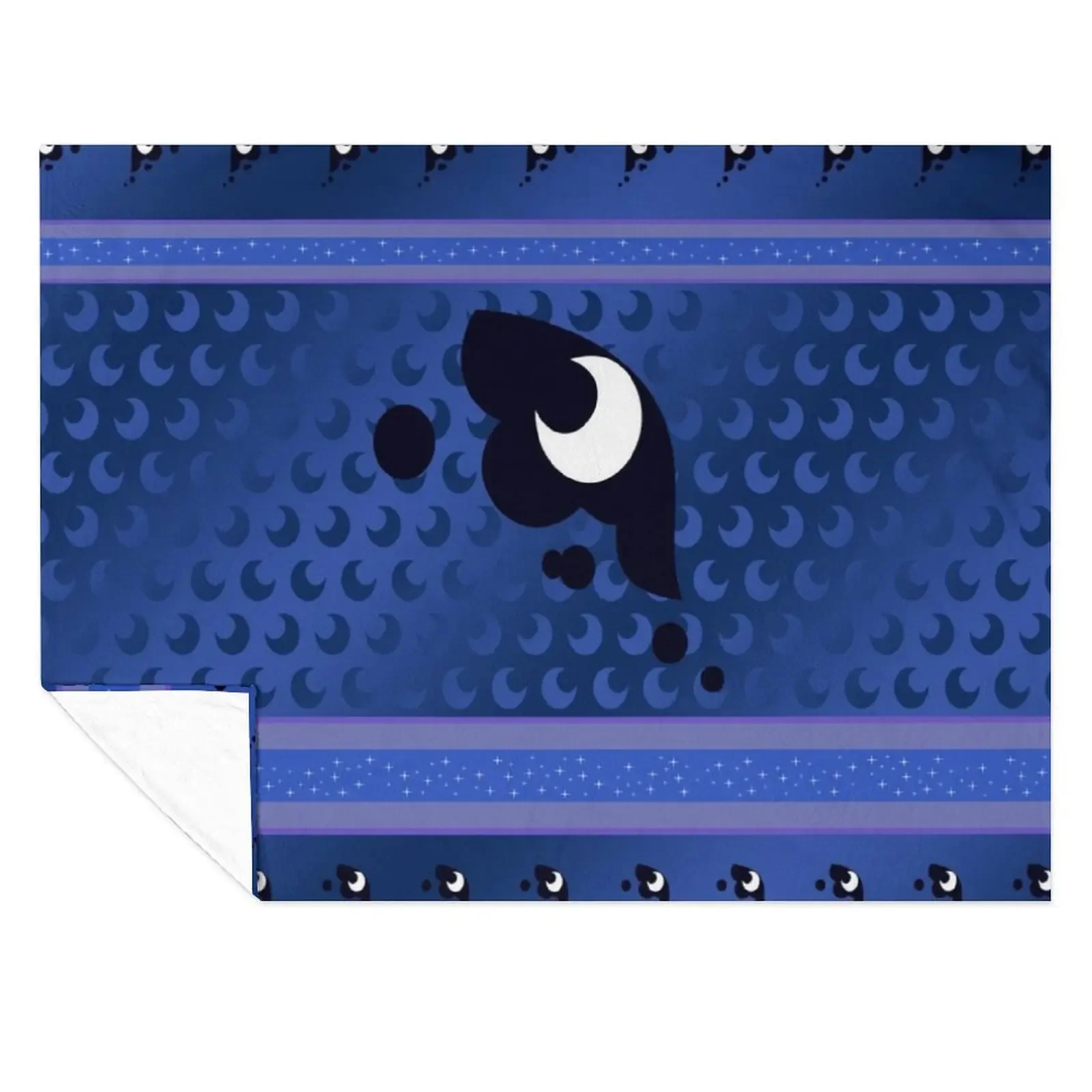 

Princess Luna Night Dark Clouds Half Moon MLP Cutie Mark Sign Special v2 Throw Blanket warm for winter Bed linens Loose Blankets