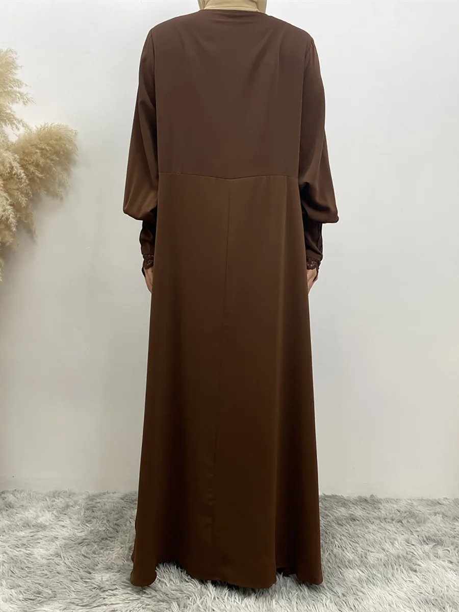 عباية تشاومينغ دبي Musulman De Mode فستان حجاب تركيا قفطان إسلامي ملابس إسلامية للنساء رداء متواضع قفطان ماروكين عيد 47