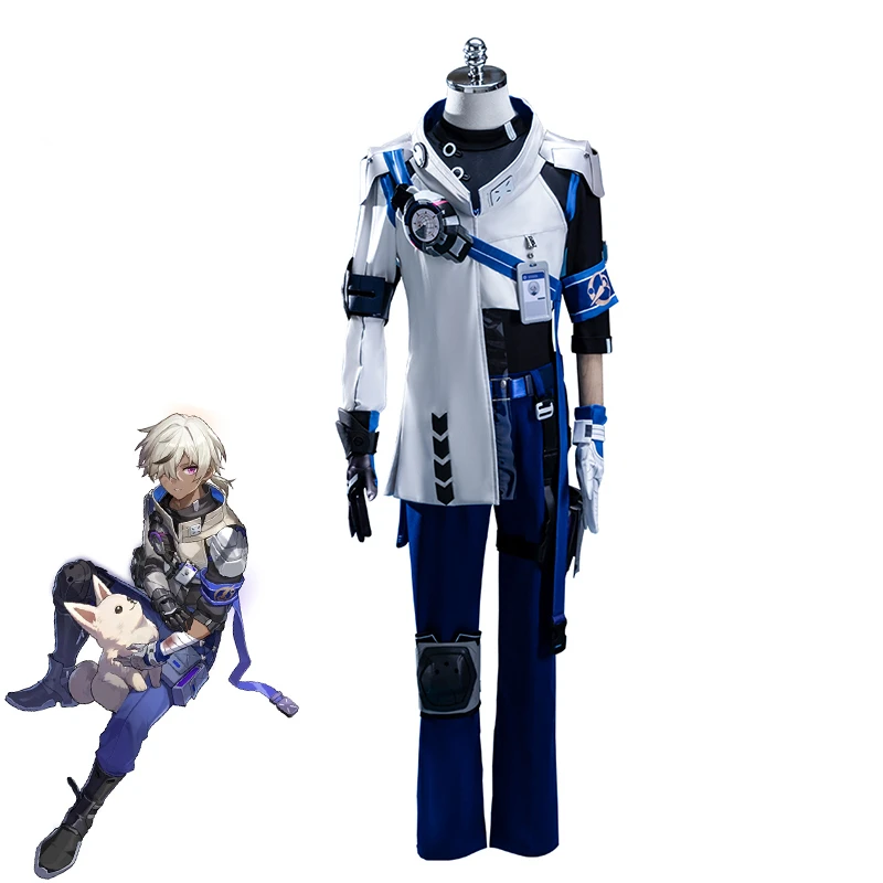 Game Honkai Star Rail Arlan Cosplay Costume Handsome Role Play Men Uniform Halloween Carnival Party Suit with Props