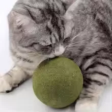 

8cm/10cm Healthy Natural Mint Ball Catnip Ball Playing Toy Molars Supplies Pet Snacks Cat Supplies