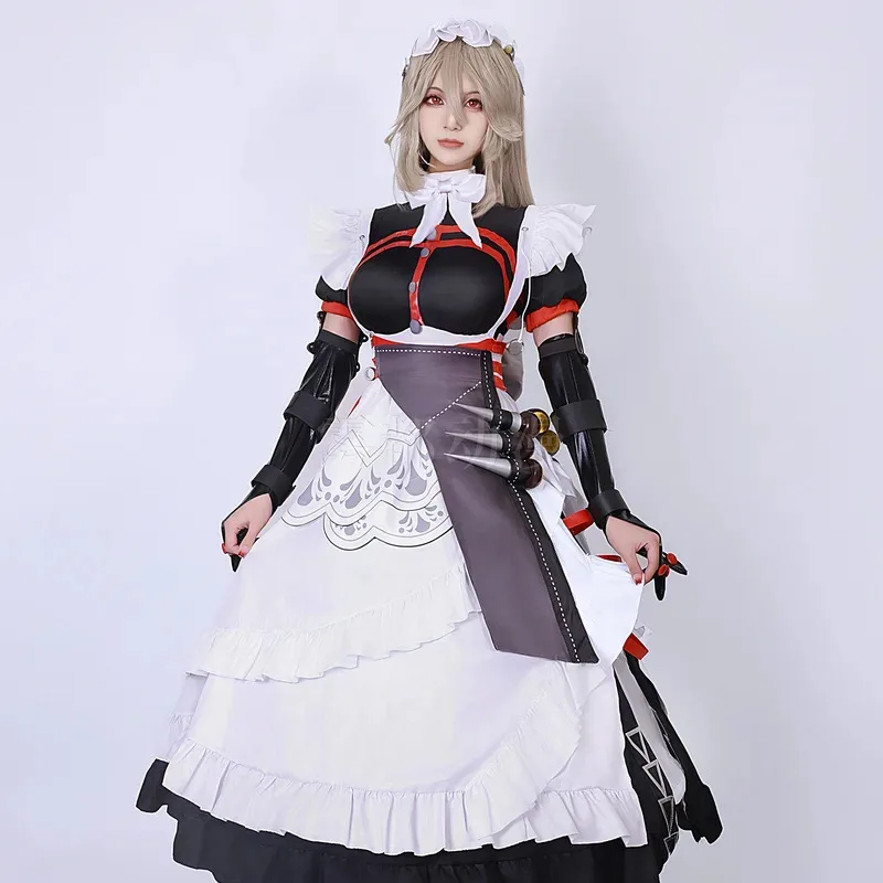 

NewZenless Zone Zero Alexandrina Sebastiane Rina Cosplay Costume Full Set Props ZZZ Rina Cosplay Dress Uniform Outfis Wig Shoes2