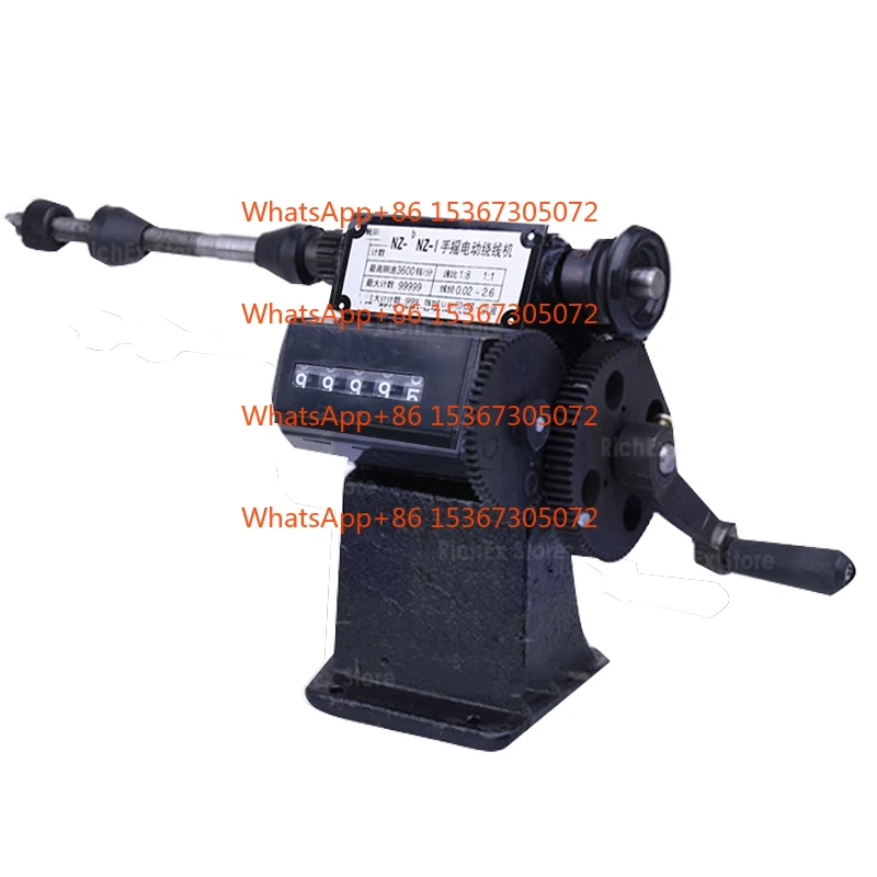 

NZ-1 Small Household Manual Winding Machine Dual Purpose Coil Counting Winding Machine 0-9999 Counting Range Winding Machine