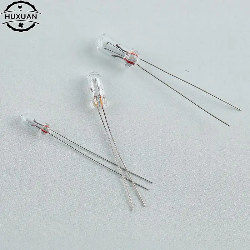 10pcs Miniature 0.07A 3mm 4mm 5mm 1.5V,3V,6V, 9V,12V, 24V Lamp Light Bulb Edison Incandescent Filament Rice