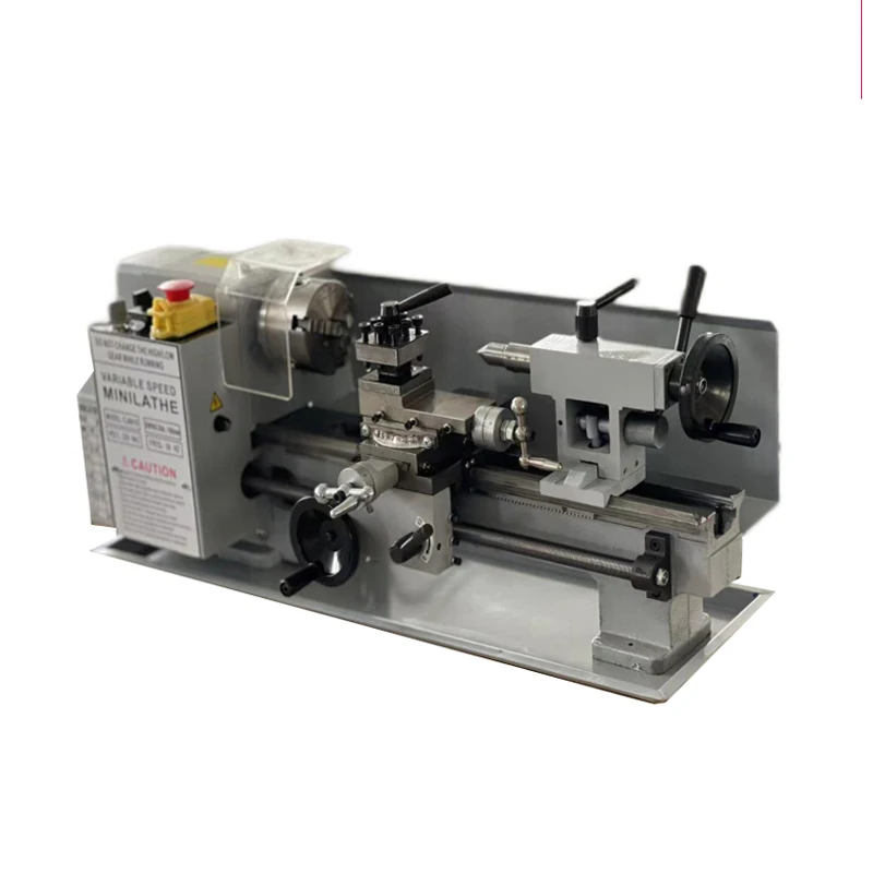 

CJ0618 Benchtop 550W Horizontal Manual mini Lathe 7"x12" Metalworking Mini Metal Lathe machine