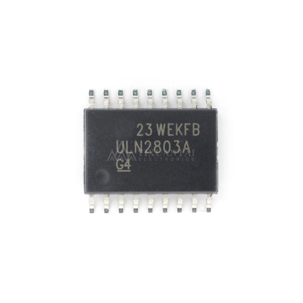 

10PCS/LOT NEW Original ULN2803ADWR ULN2803ADW ULN2803A ULN2803 Marking:ULN2803A TRANS 8NPN DARL 50V 0.5A 18SO SOP18