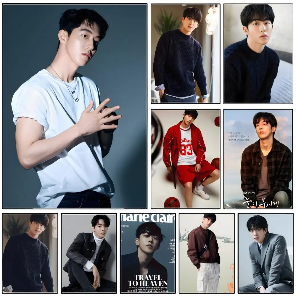 Actor Model N-Nam Joo-hyuk Poster  Self-adhesive Art Waterproof Paper Sticker Coffee House Bar Room Wall Decor