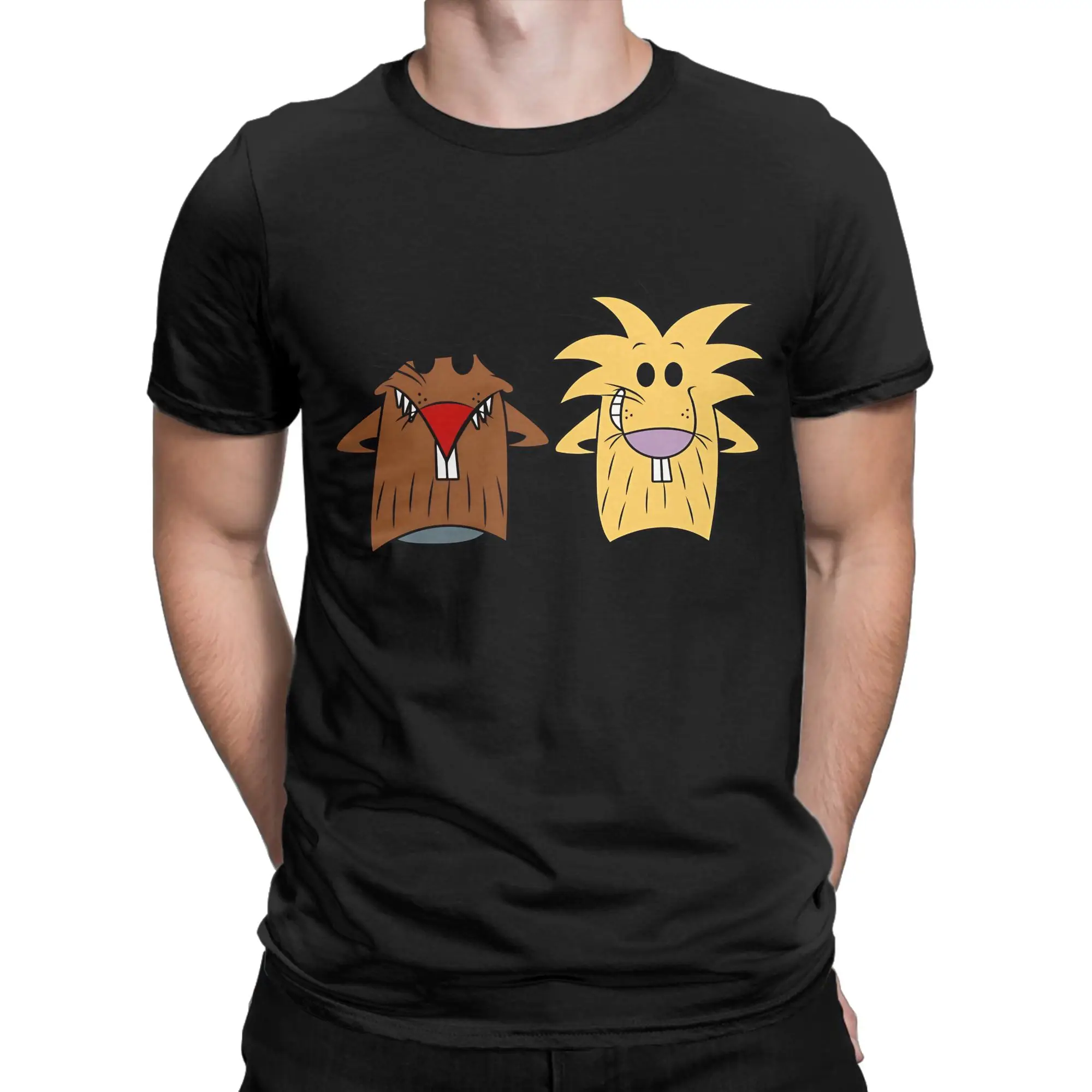 Birthday Gift Angry Cartoon Tv Series Beavers Idol Gifts Fot You Funny 100% Cotton T-Shirt The Angry Beavers Tees Tops For Men