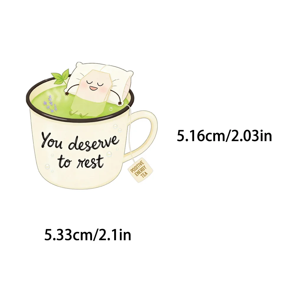 50PCS Cartoon Inspirational Sticker Beautiful Things Constantly Growing Creative  Interesting Collection Decoration Scrapbook Ph