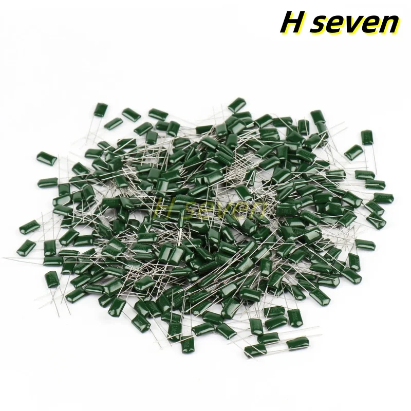 50pcs Polyester film capacitor 100V 2A104J 2A103J 2A473J 2A472J 2A222J 2A223J 2A823J 2A562J