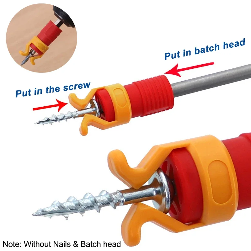 2/5/7pcs พลาสติกสกรู Fixators Clamps ชุดหัว Universal สกรูยึด Clamps เจาะ Bits สกรูแขนงานไม้เครื่องมือ