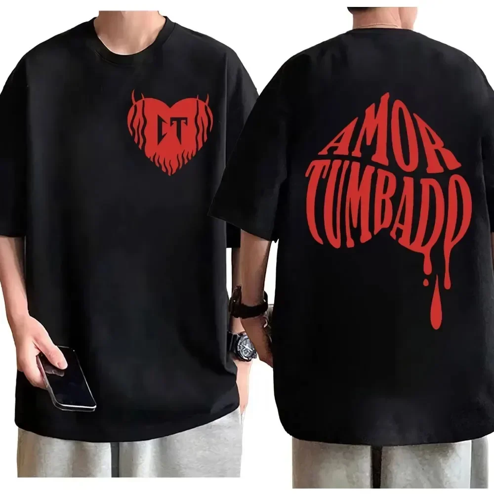 

Singer Natanael Cano Printed T-shirt Summer Fashion Hip Hop T-shirts Men and Women Casual 100% Cotton Breathable T-shirt