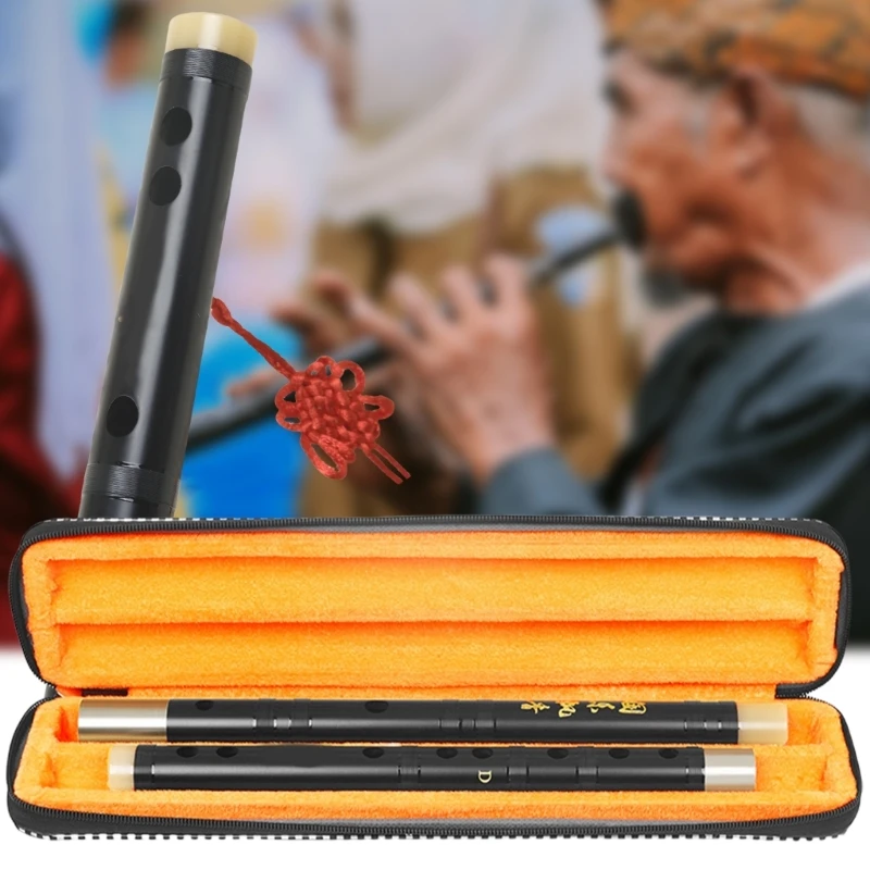 

77 мкФ съемная китайская флейта из красного дерева, деревянная духовая китайская флейта, портативная флейта