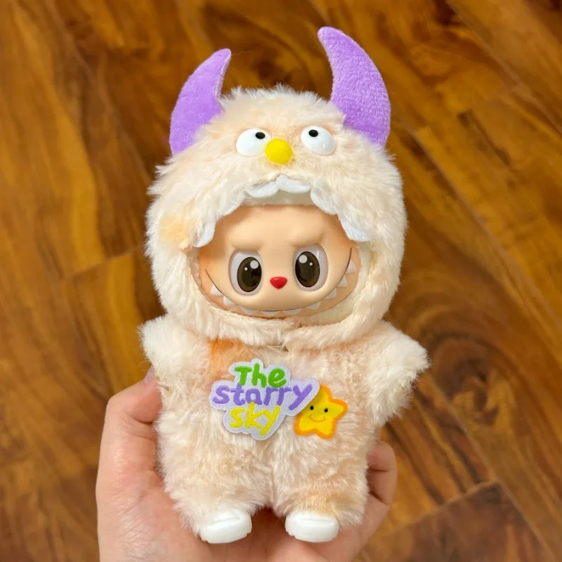 2025 جديد Labubu 17 سنتيمتر ملابس دمى الزي اكسسوارات لكوريا Kpop Exo Labubu V1 V2 المعبود كول وسيم الملابس هدية